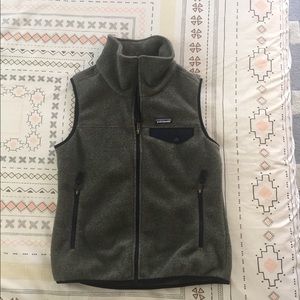 Gray and Navy Patagonia vest